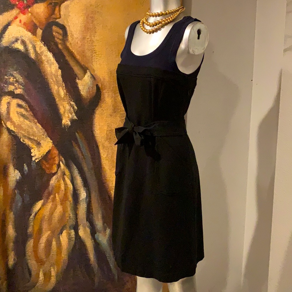 Theory Black And Blue Elegant dress.  Sz 8